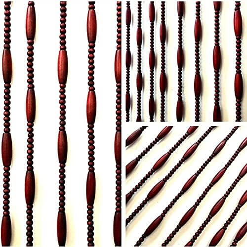 Natural Wooden Beads Door String Peach Wood Gourd Pendant