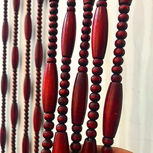 Natural Wooden Beads Door String Peach Wood Gourd Pendant