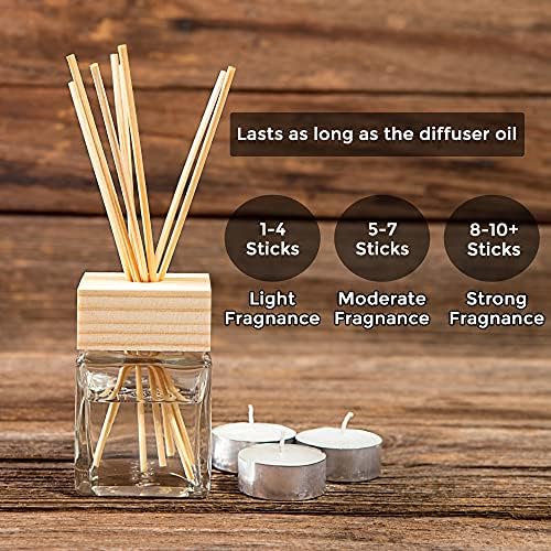 100 pcs Reed Diffuser Sticks 7 Inch Natural Rattan