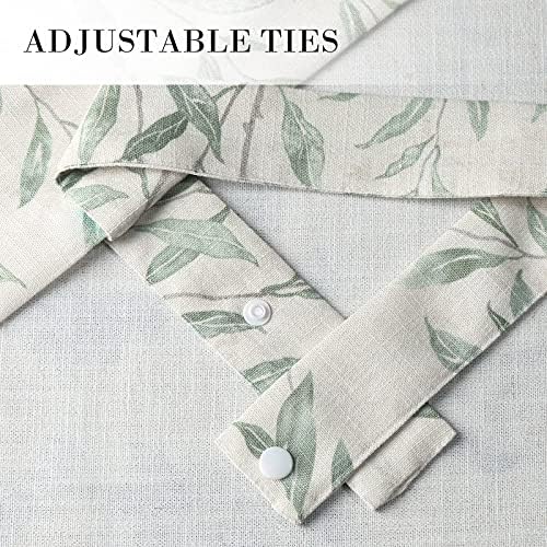 VOGOL Decorative Tie Up Curtains for Girls Room