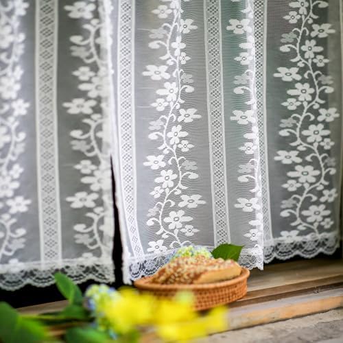 ARTMAGIC Tier Curtain Set 3pcs Sage Green Plaid Valance