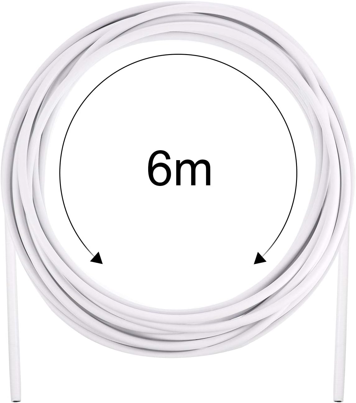 Shappy Curtain Wire with Self-Adhesive Hooks 6 Meter 8 Pairs