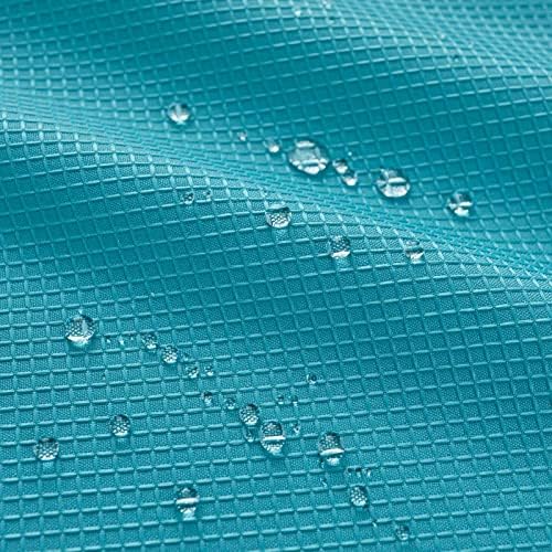 Valea Home Water Repellent Valance 60x16 Inches Turquoise 1 Panel