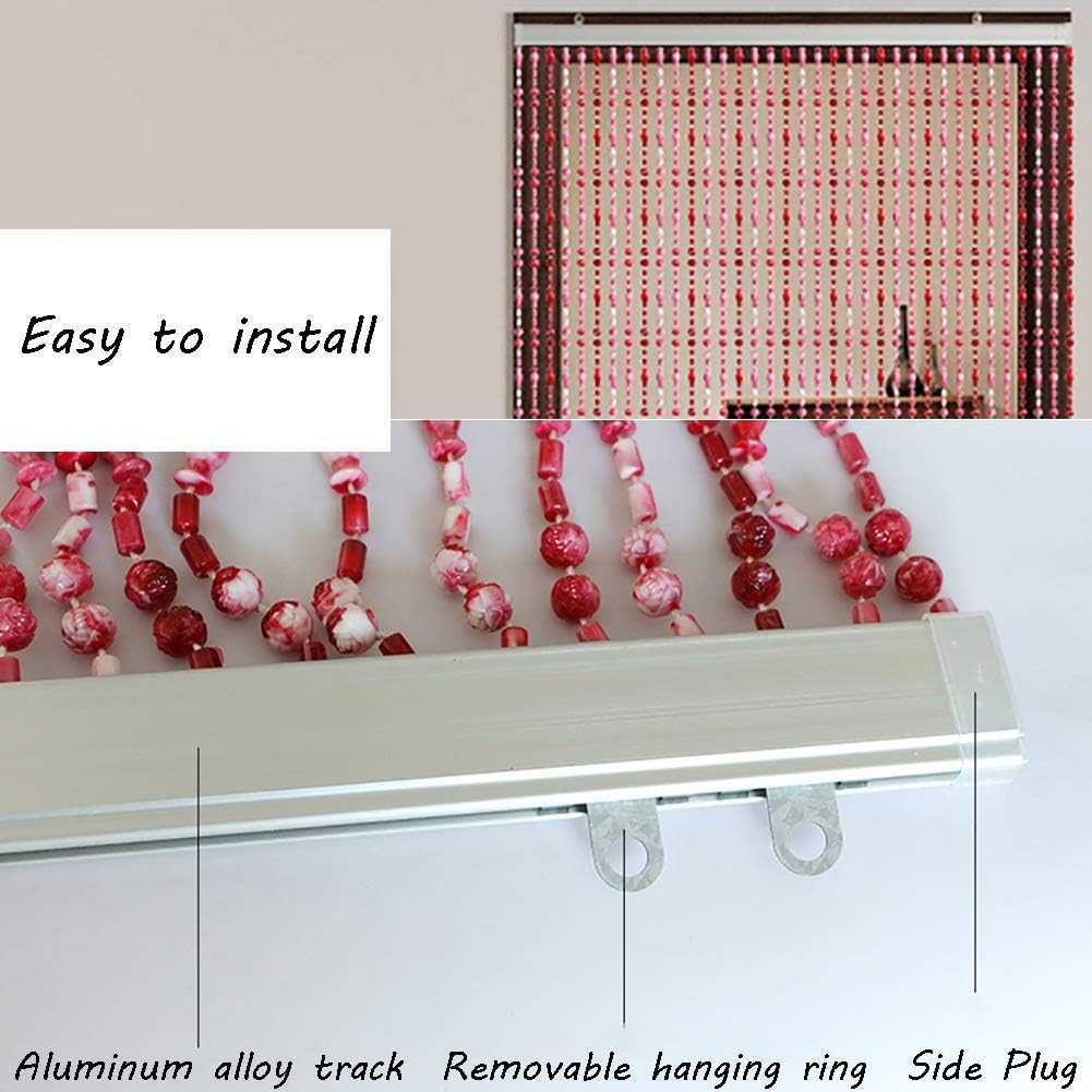 NMDCDH Beaded Door Curtain for Doorways - 90cm Wide Modern Style