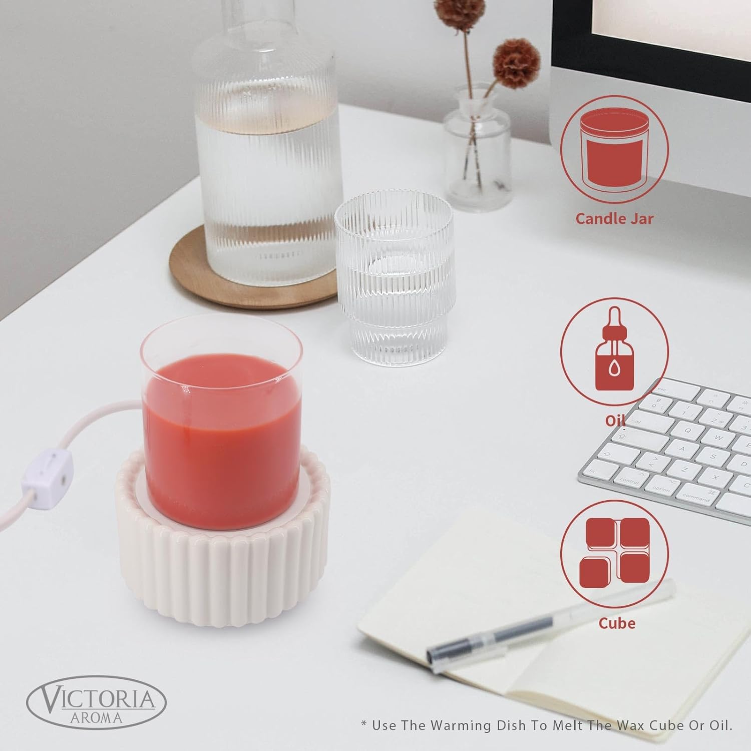 Victoria Aroma 3-in-1 Ceramic Wax Melter Warmer