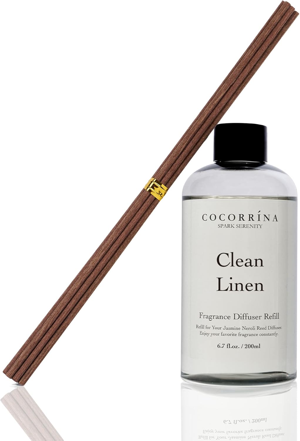 Cocorrna Clean Linen Scented Reed Diffuser Set