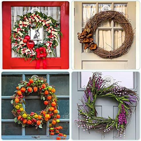 VISV Clear Wreath Hanger 22 LB Capacity 2 Pcs