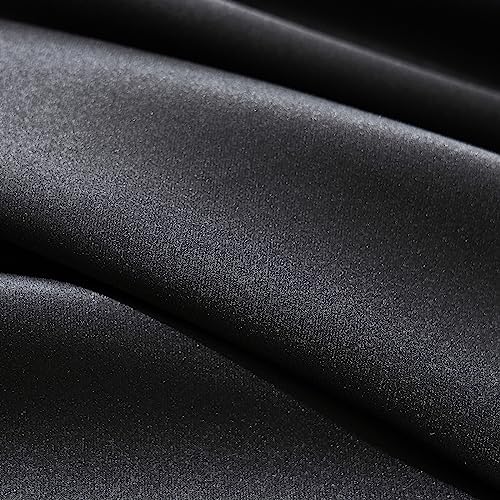 AJAZZ Self Adhesive Portable 100 Blackout Curtains 1-Pack