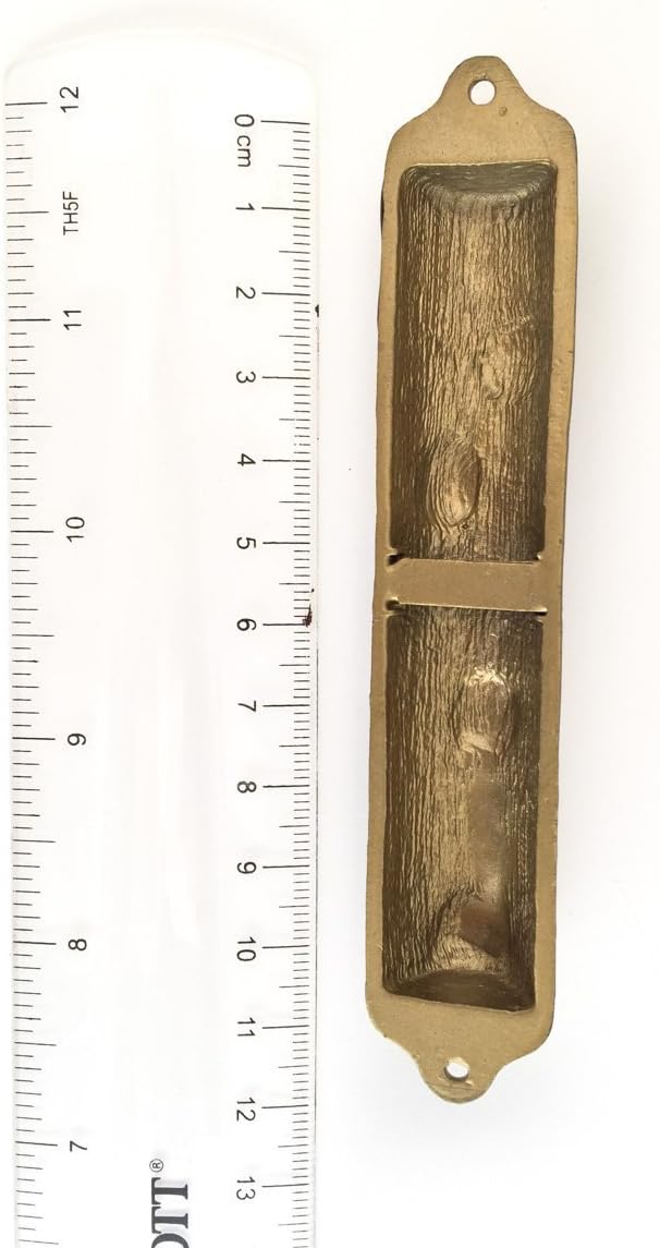 Bless This House Mezuzah Case 4 Inch Blue