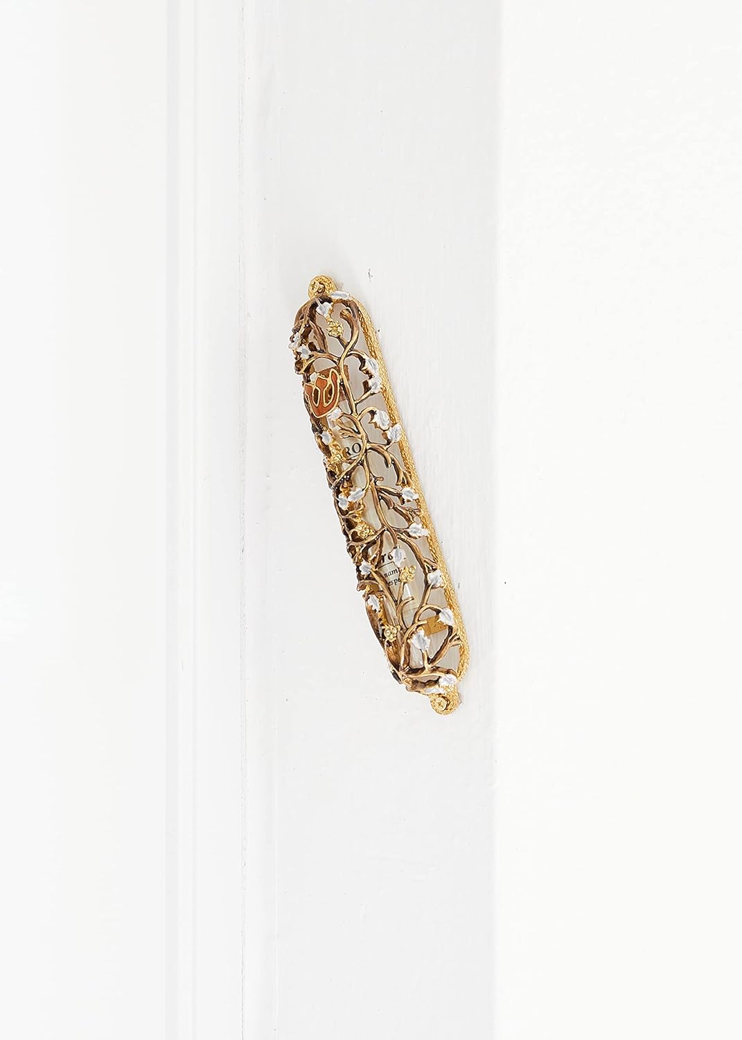 Grapes on Vine Mezuzah Case 6 Inch Decor