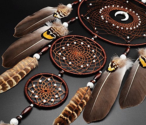 Urdeoms Large Brown Dream Catcher Wall Decor