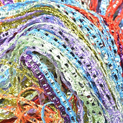 Wixine 2Pcs Curtain Beads Crystal Tassel Window Panel Divider String