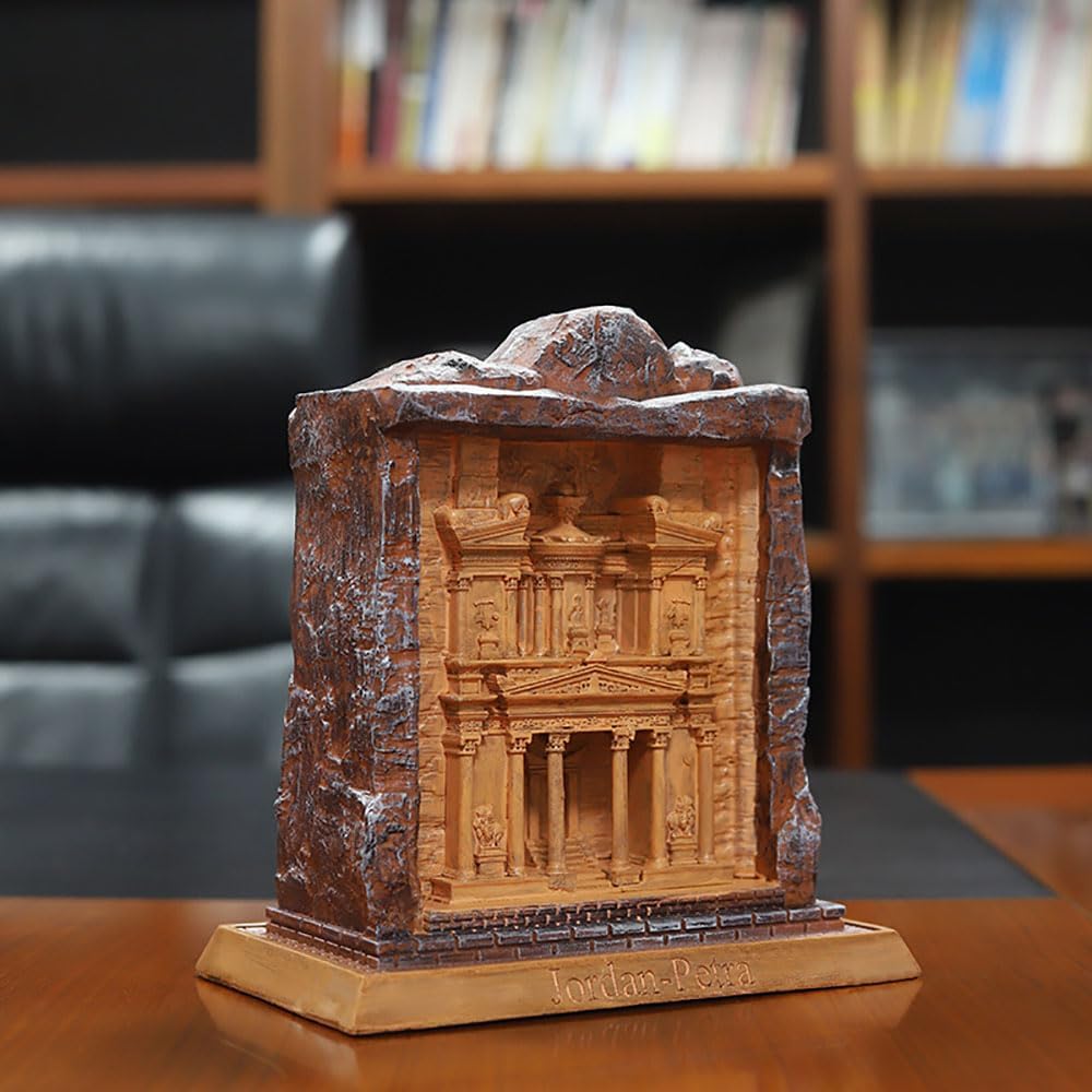 Petra Ancient City Resin Statue for Home Decor