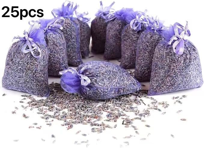 Lavender Sachets 25 Pack Fresh Home Fragrance