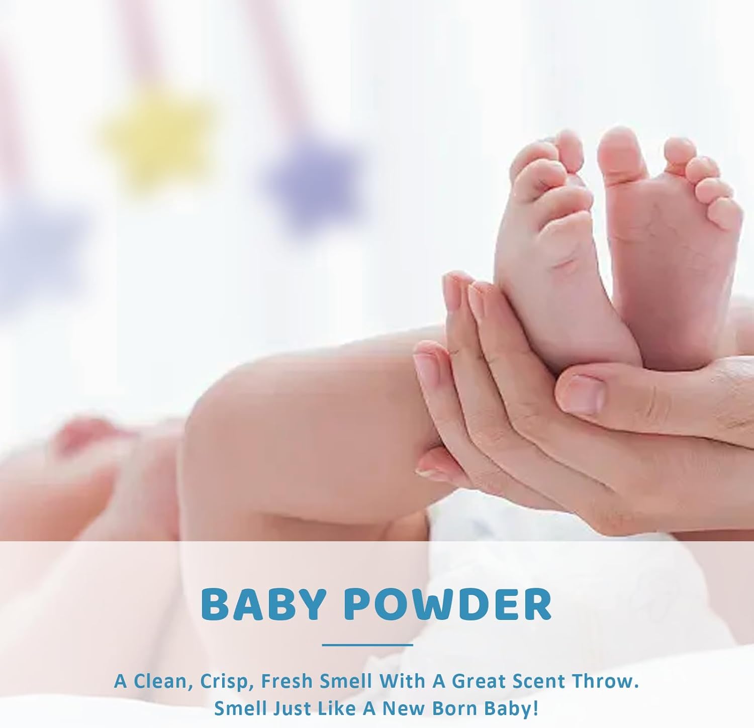 SCENTORINI Scented Sachets Baby Powder 14 Pack for Drawers Closets Cars