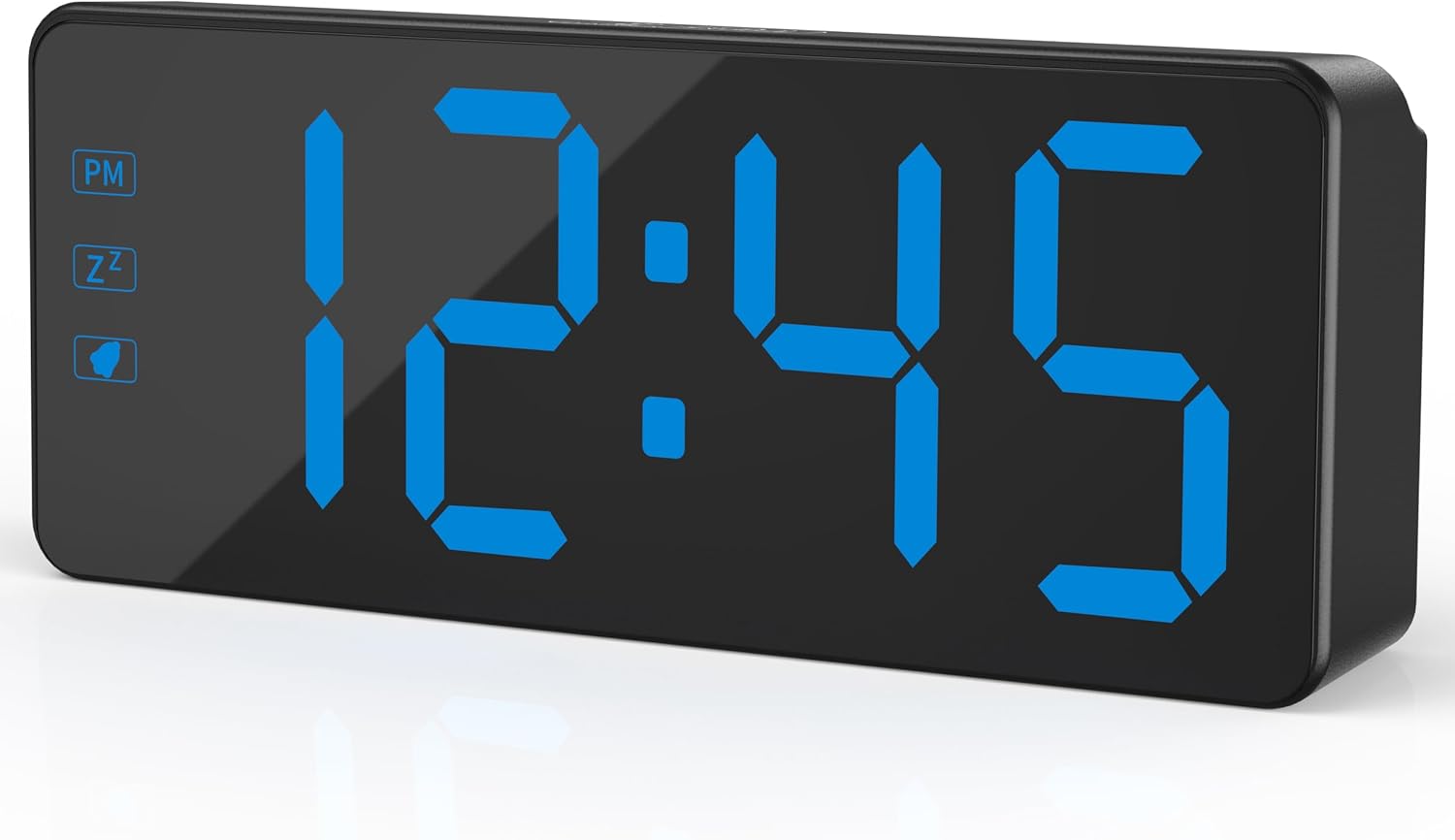 Kwanwa Digital Alarm Clock with 3 Level Dimmer and Battery Backup