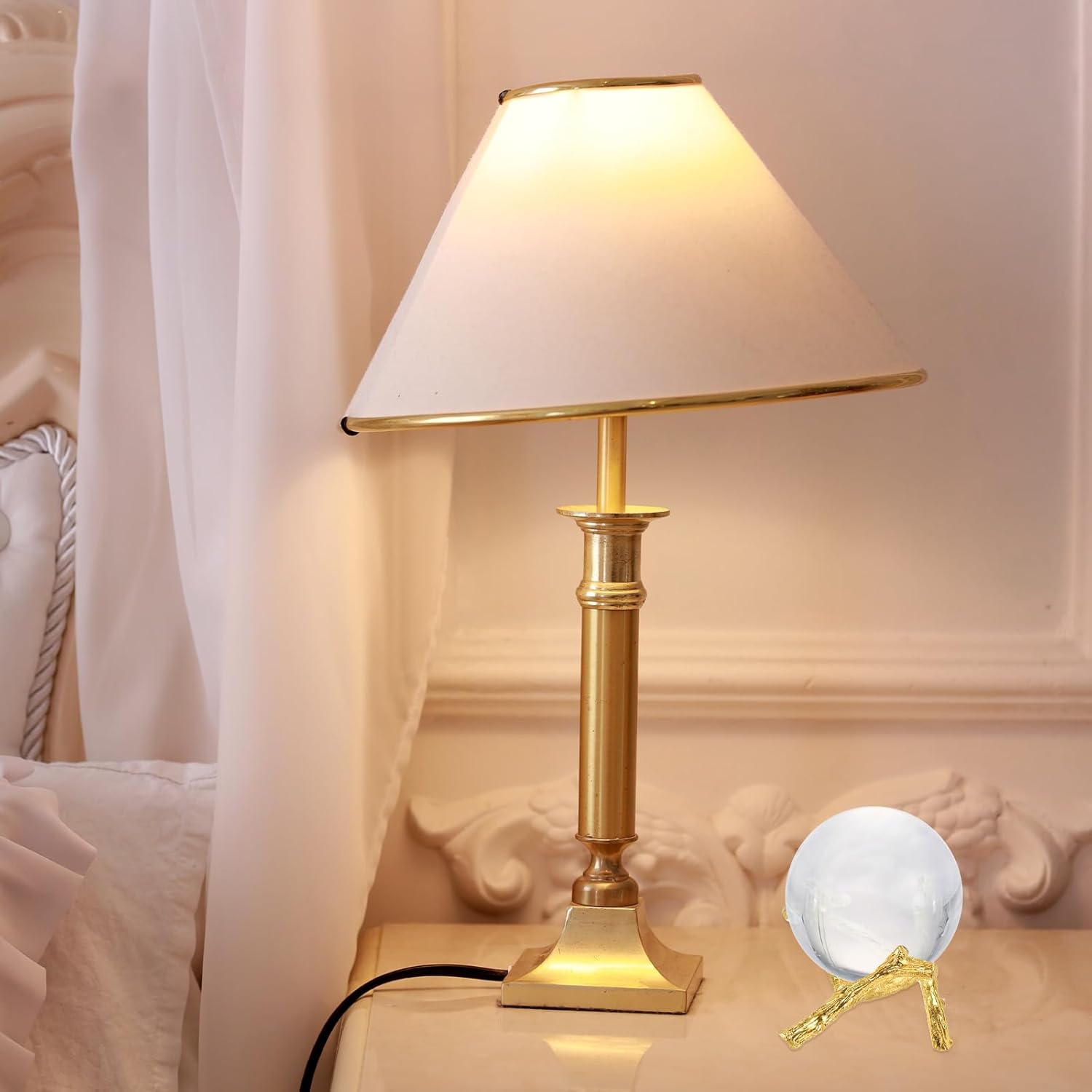 Uxcell Metal Crystal Ball Display Stand 22 Inch Diameter