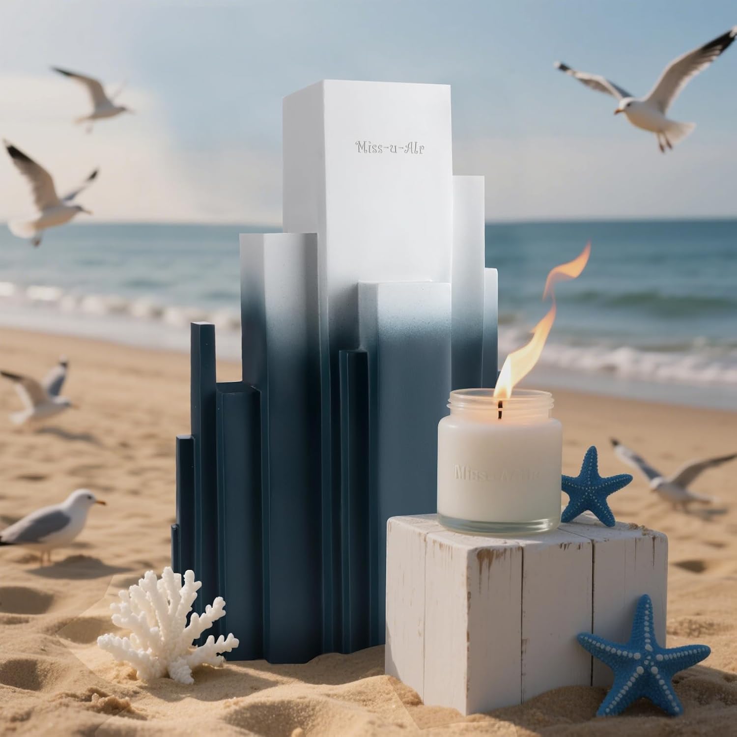 Modern Resin Mountain Peak Cremation Urn for Adult Male Ashes