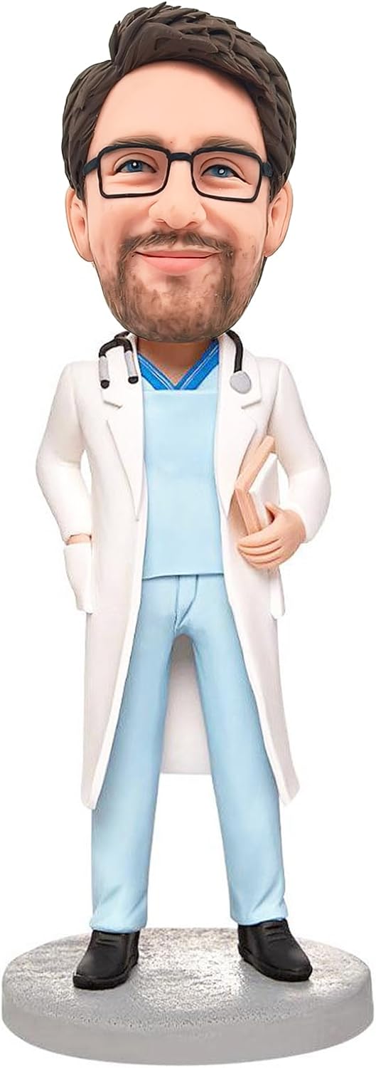 Custom Personalized Male Doctor Bobblehead Figure