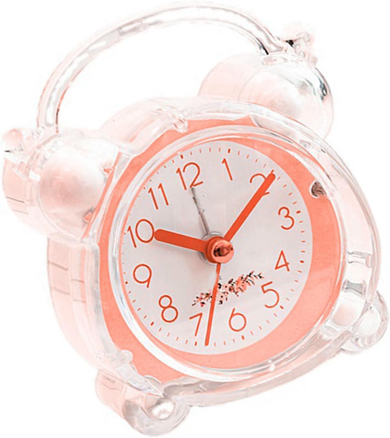 Loud Alarm Clock for Heavy Sleepers Pink ABS Kids Wall Clock