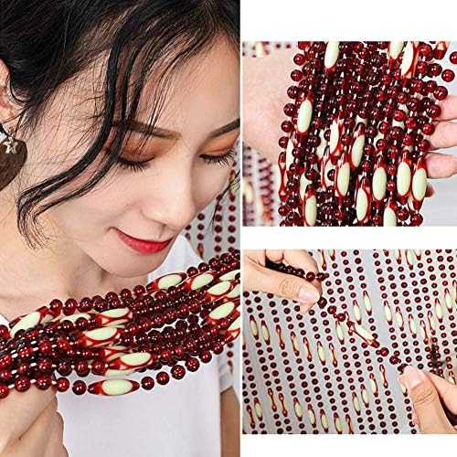 OKUOKA Beaded Curtain for Doorways Room Divider Modern Style