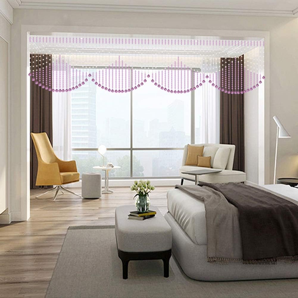 OKUOKA 19 Strands Beaded Door Curtain for Room Dividers