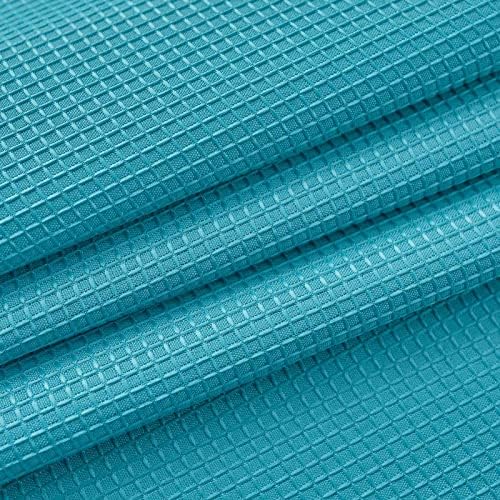 Valea Home Water Repellent Valance 60x16 Inches Turquoise 1 Panel