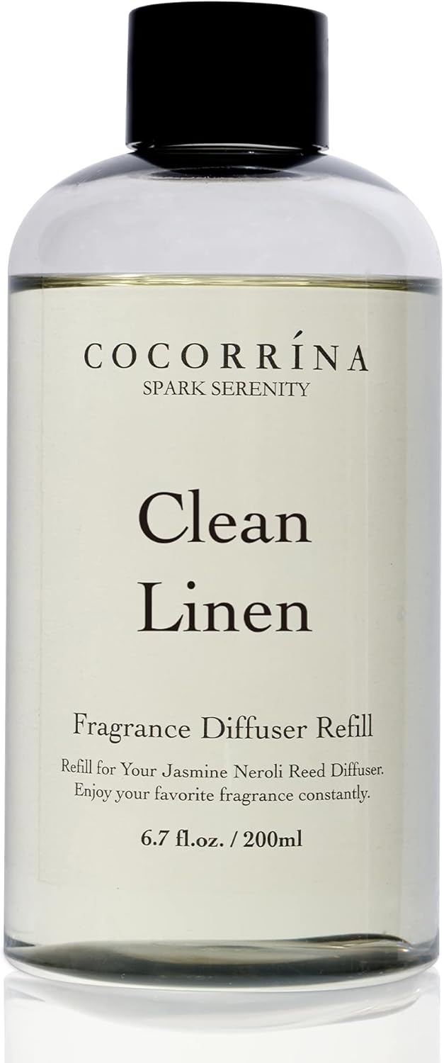 Cocorrna Clean Linen Scented Reed Diffuser Set