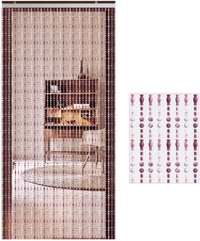 NMDCDH Beaded Door Curtain for Doorways - 90cm Wide Modern Style