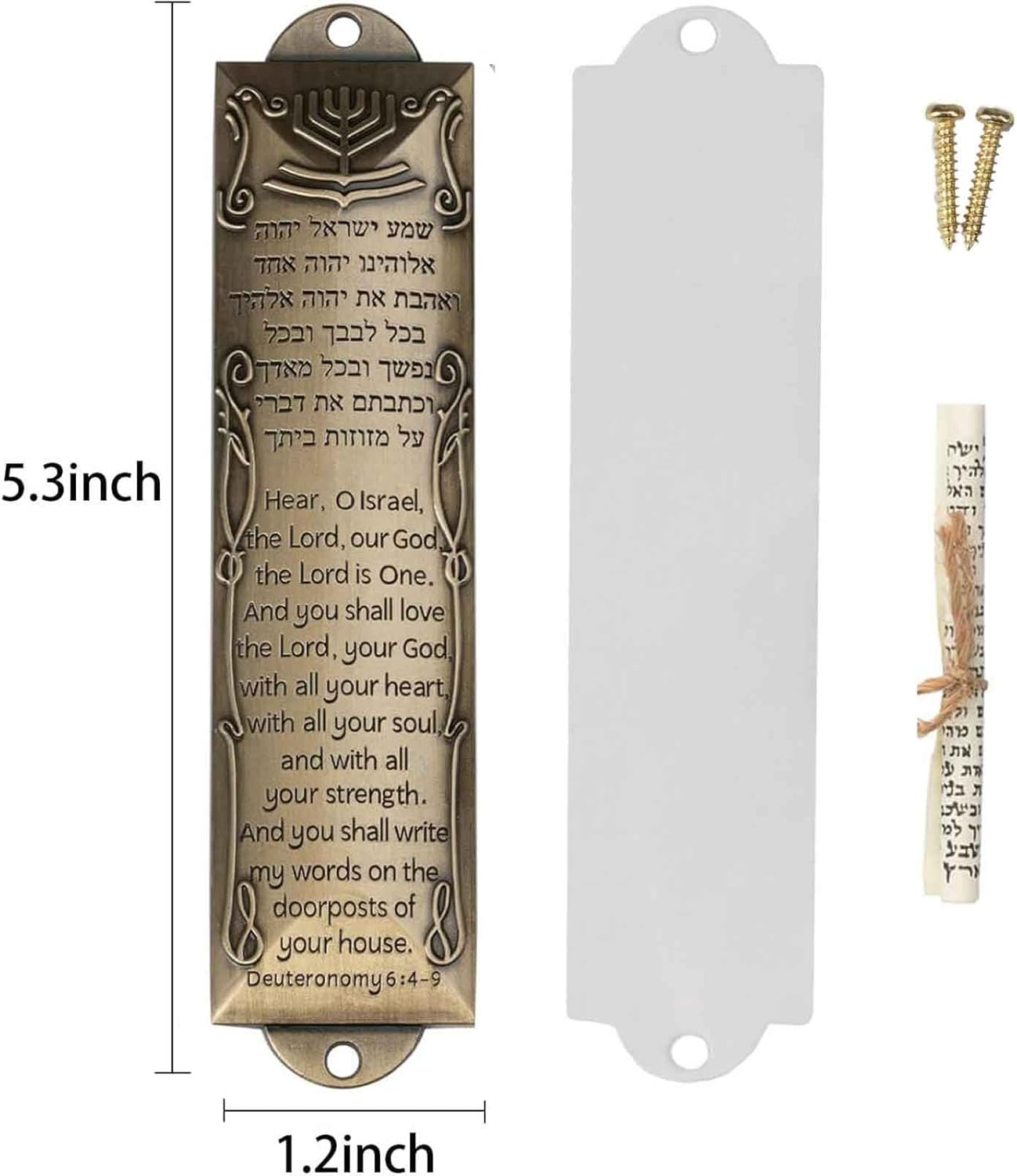 We Moment Mezuzah with Scroll for Door