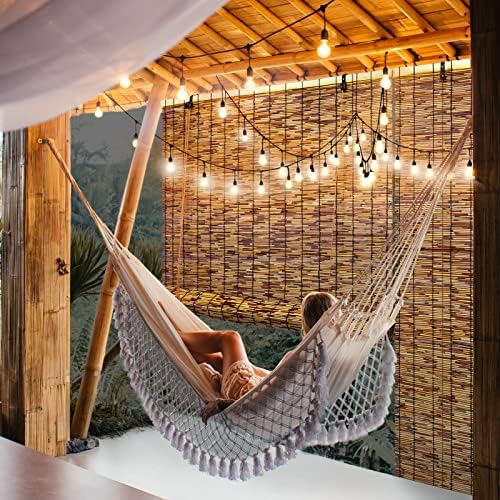 Bamboo Roll-up Shade 2 Pack for Outdoor Window