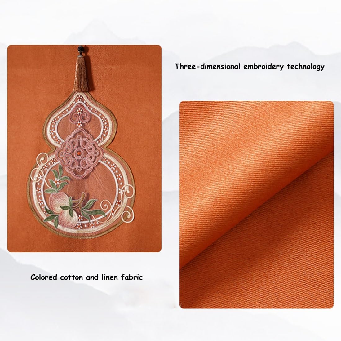 Japanese Noren Door Curtain with Telescopic Rod