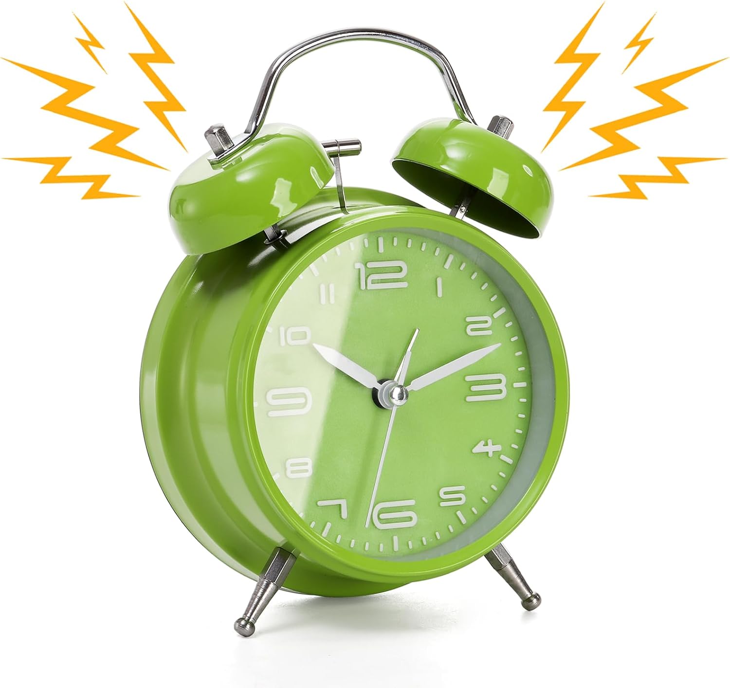 2 Pack Twin Bell Alarm Clock with Backlight