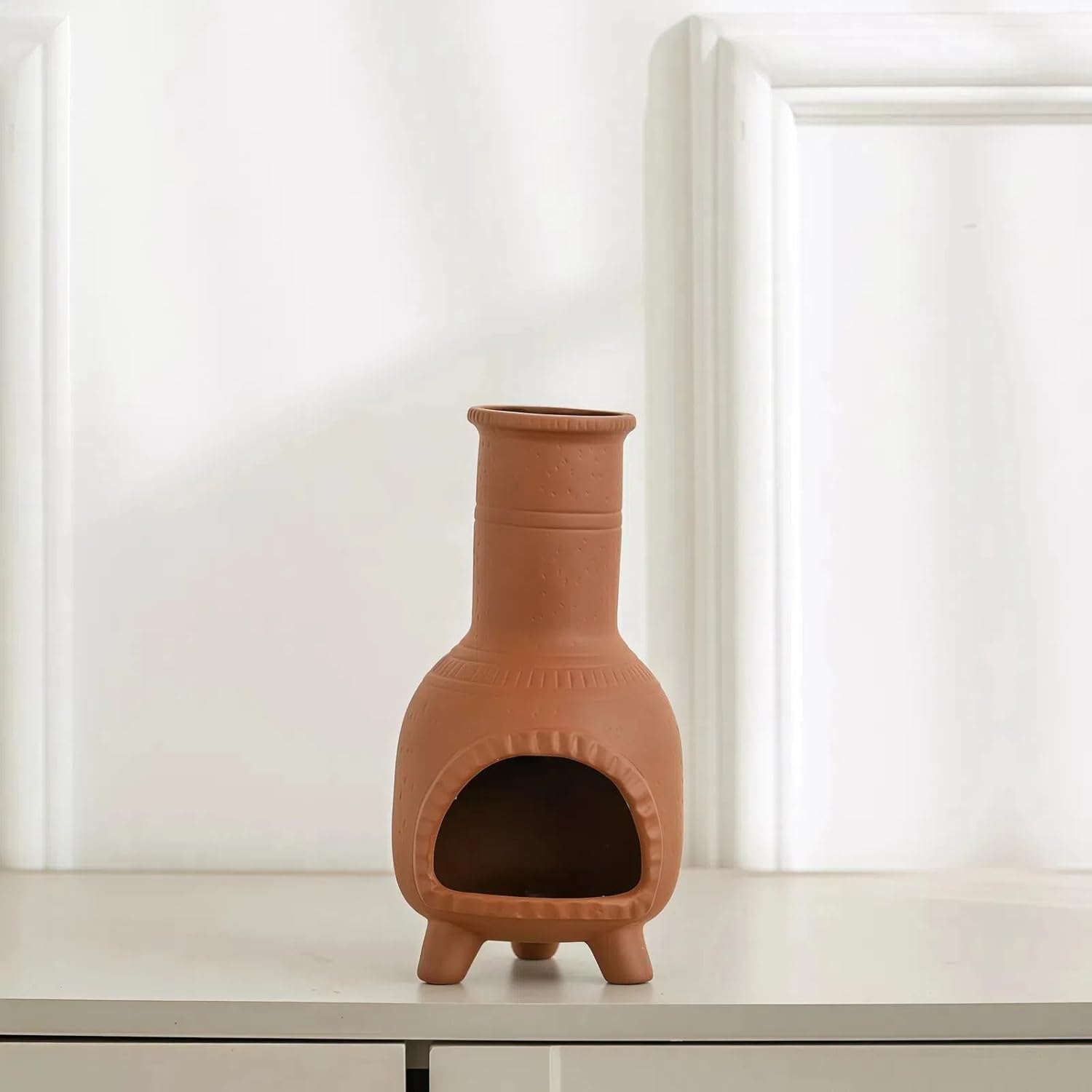 Zynzthos Handmade Terracotta Incense Holder Burner