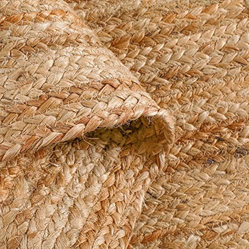 Hausattire Hand Woven Jute Braided Rug 24x36 Inches
