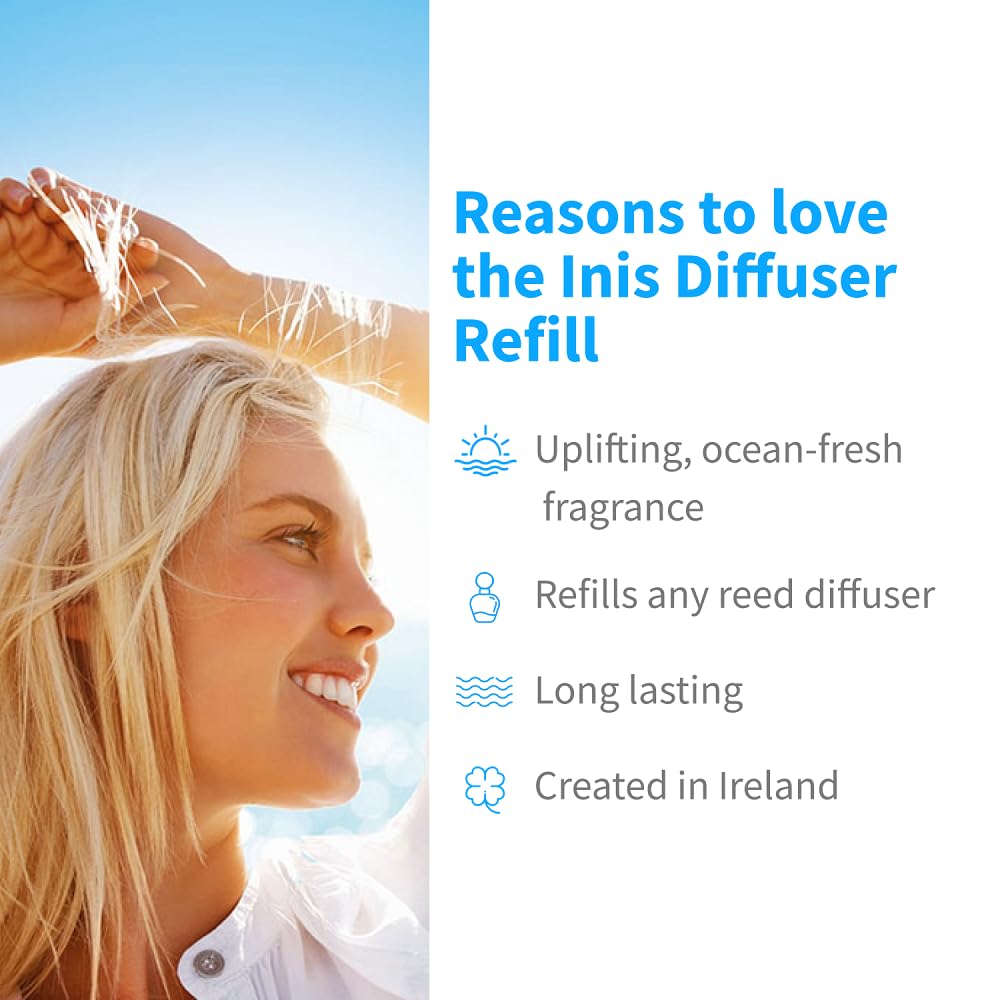 Inis Home Ocean Fresh Reed Diffuser Oil Refill - 33 Fluid Ounce