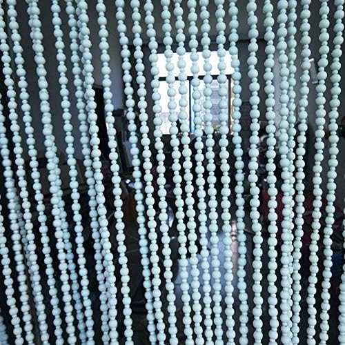 OKUOKA 31 Strands Wood Beaded Curtain