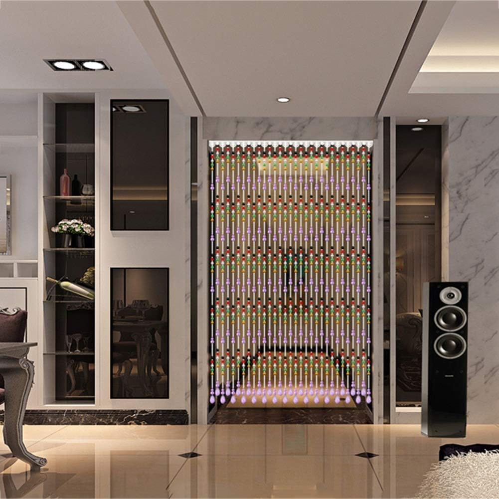 NMDCDH 20 Strands Glass Beaded Door Curtain