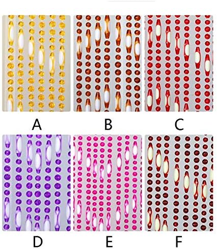 OKUOKA Beaded Curtain for Doorways Room Divider Modern Style