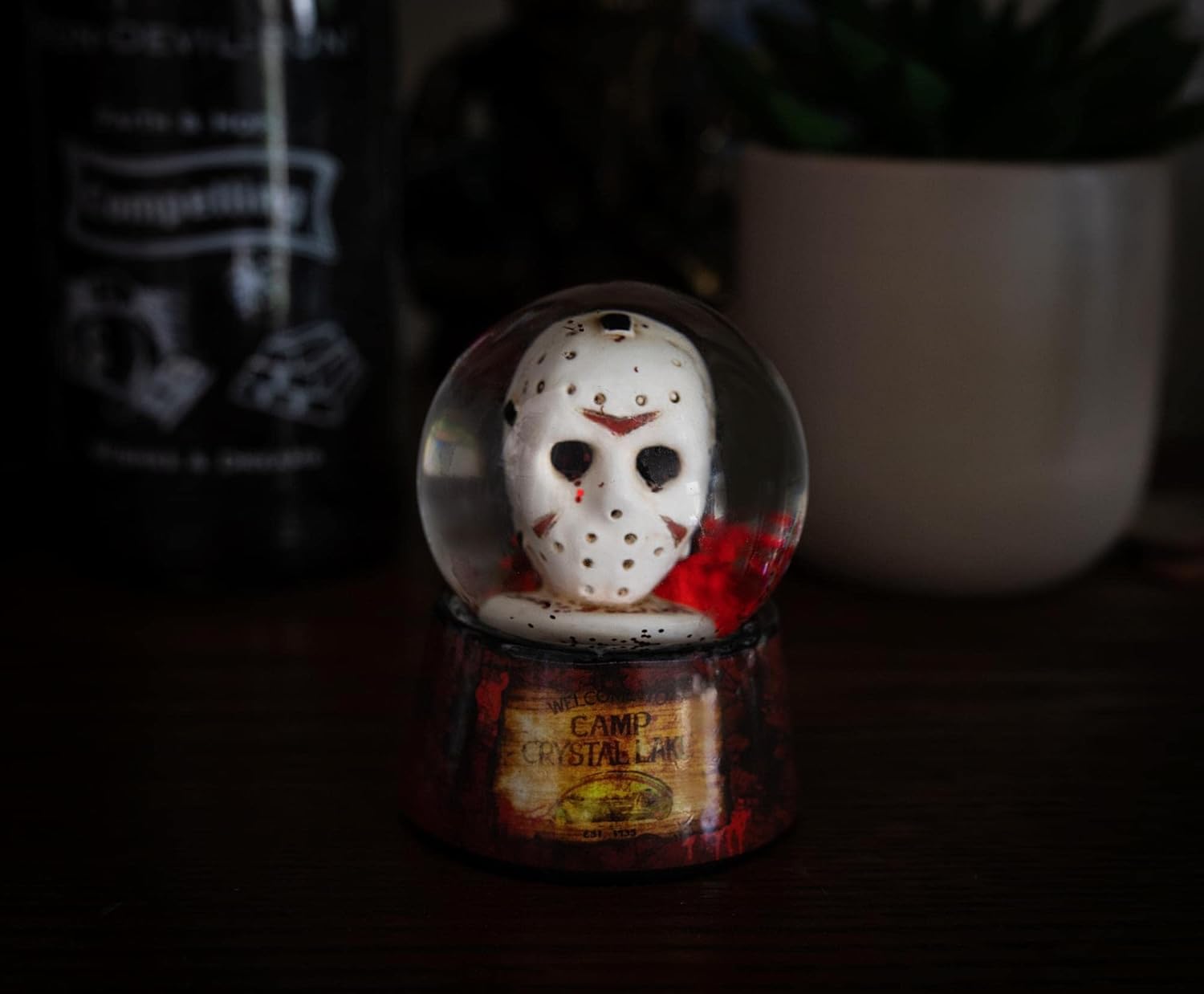 Silver Buffalo Friday The 13th Jason Mask Snow Globe