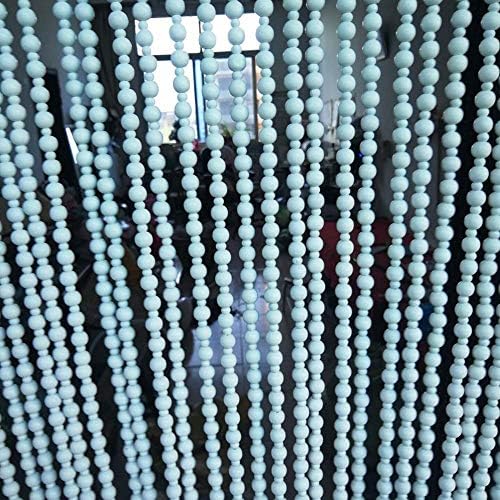 OKUOKA 31 Strands Wood Beaded Curtain