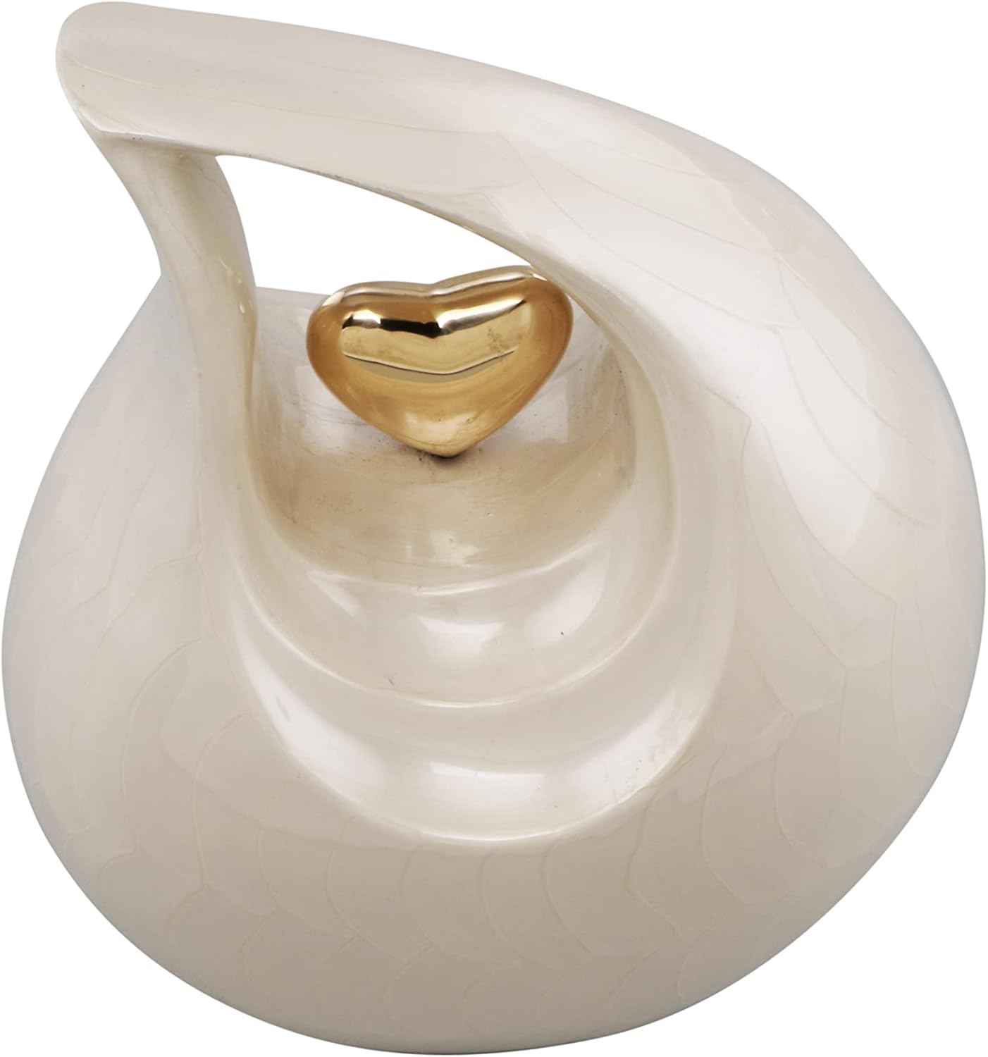 Heart of Love Cremation Urn for Human Ashes