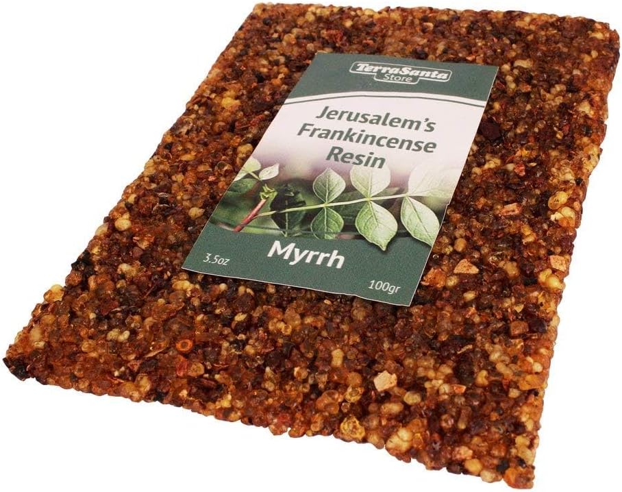Myrrh Scented Pressed Slate Incense from Holy Land