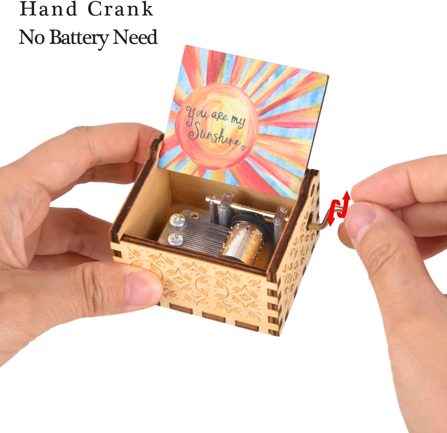 You Are My Sunshine Music Box Wooden Gift