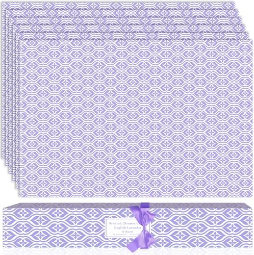SCENTORINI Lavender Scented Drawer Liners 6 Sheets