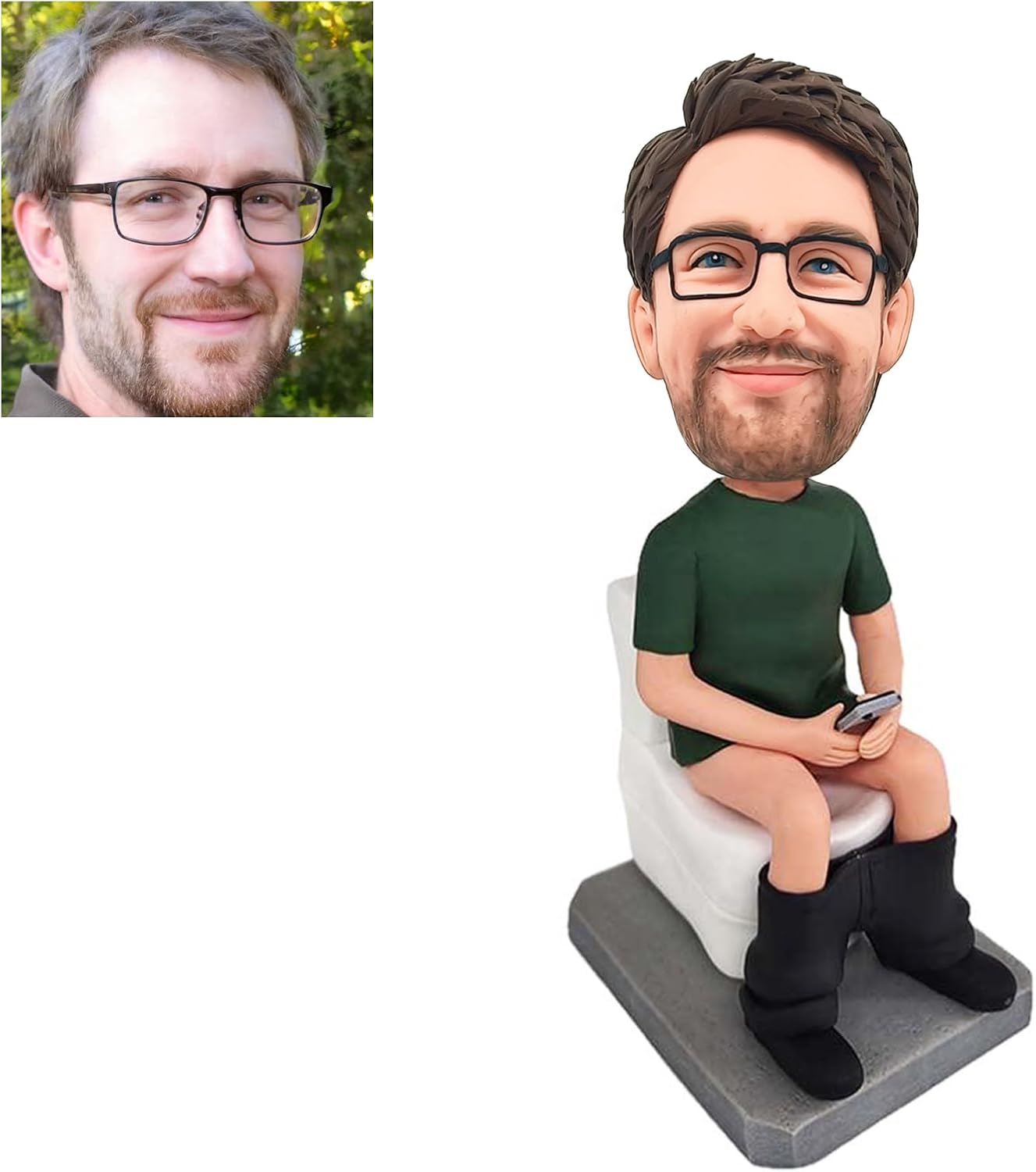 Custom Bobblehead Figures Personalized Sculpture for Men