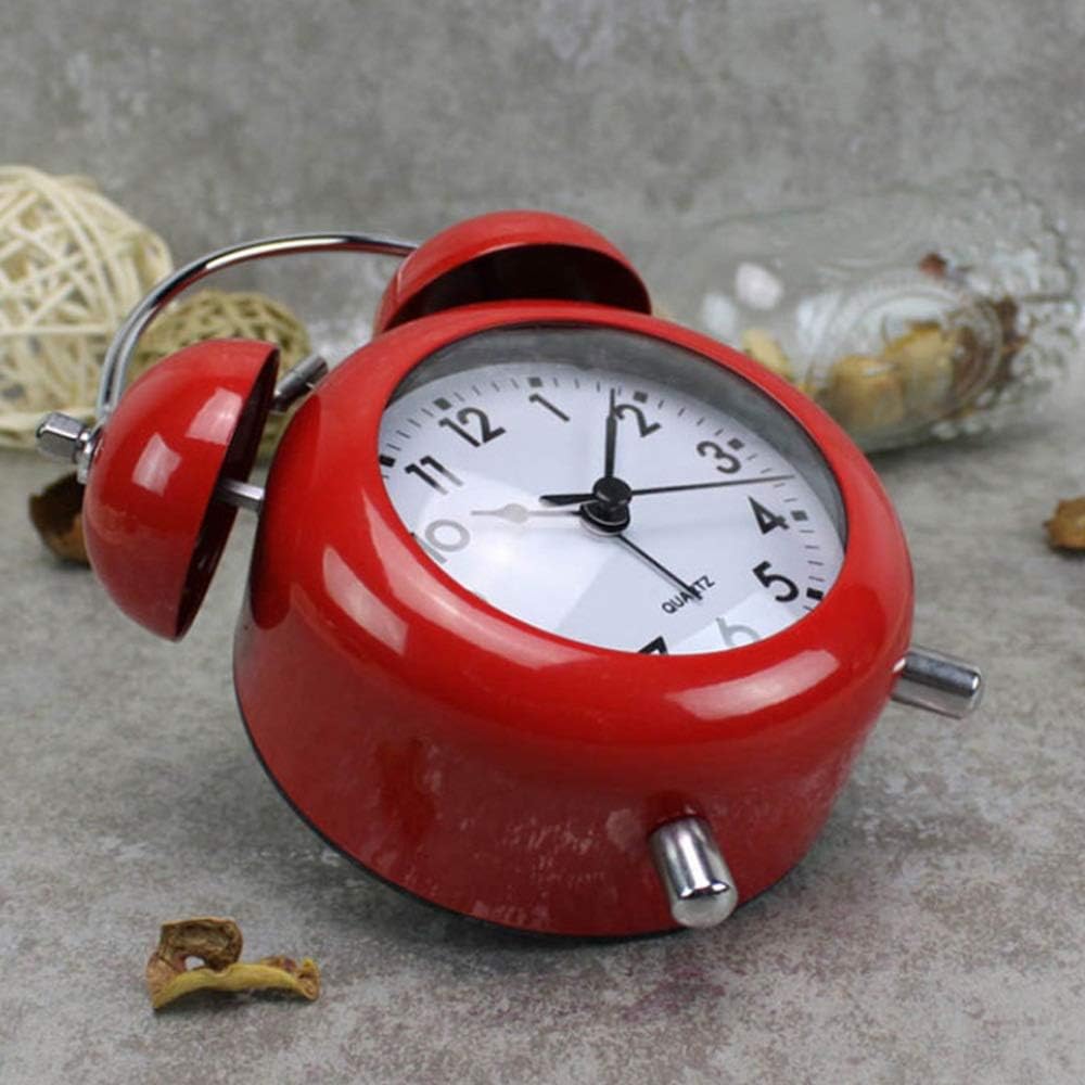 ROCILB Alarm Clock with Night Light and Double Bell