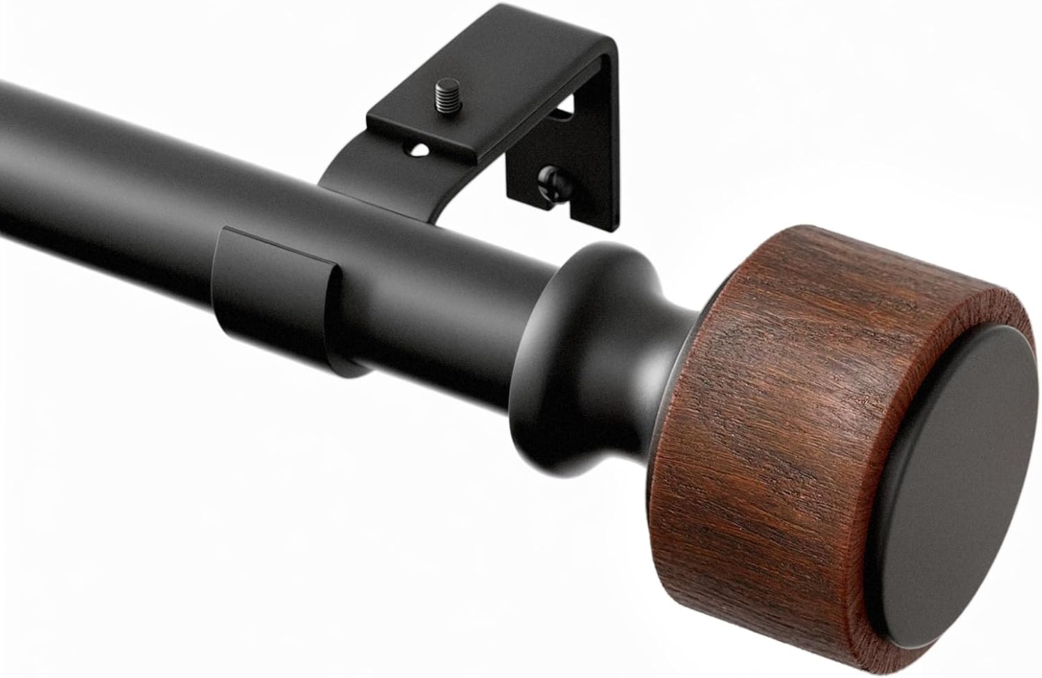 MARHSIPE Wood Curtain Rods 30-88 Inch 1 Diameter Heavy Duty Rod Set