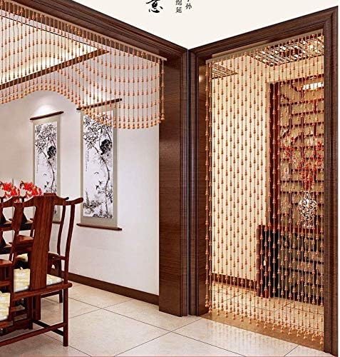 Beaded Curtain Wooden Strings for Room Divider and Decoration