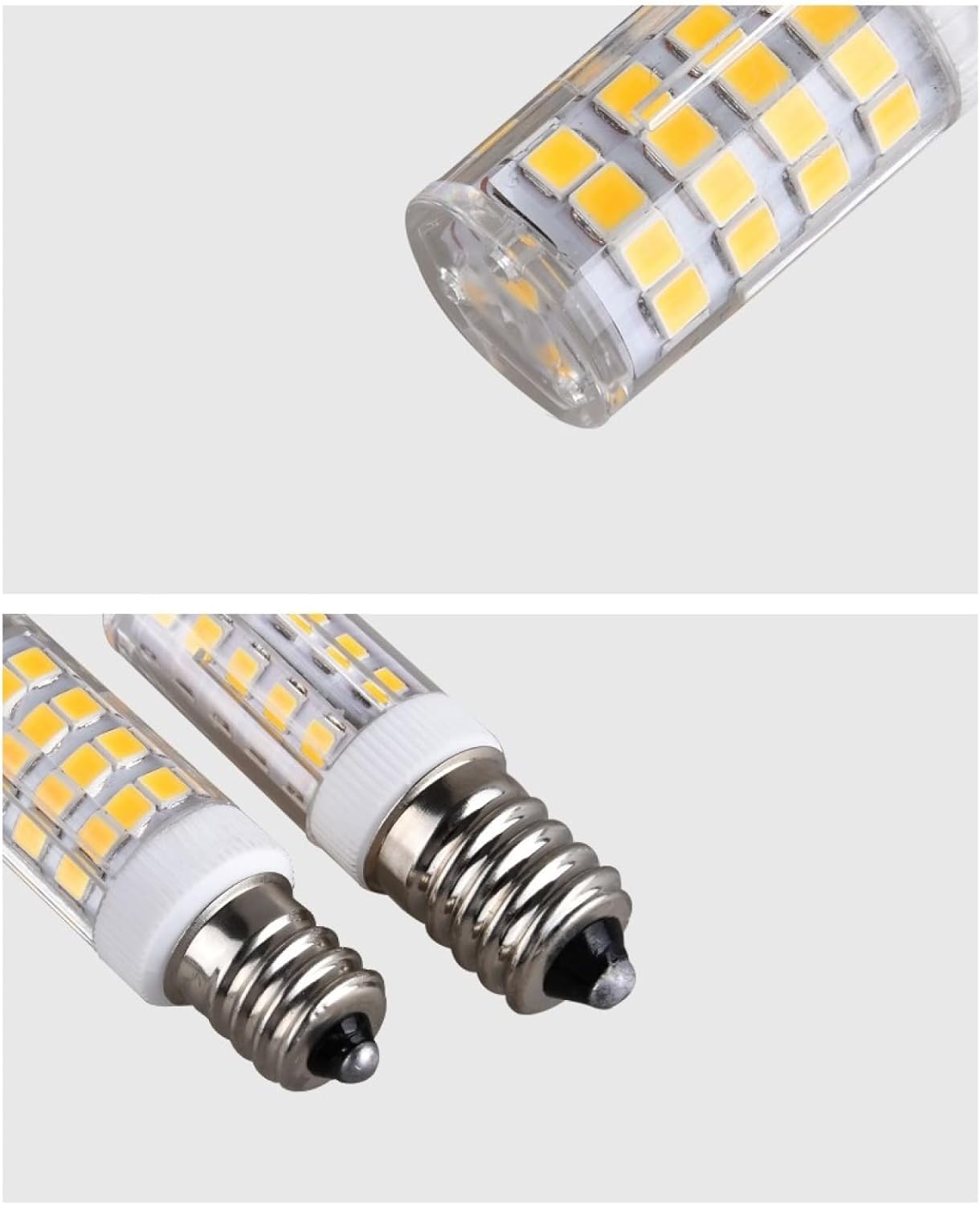 SHOORR 4Pcs E14 Led Fridge Light Bulbs Warm White 4W